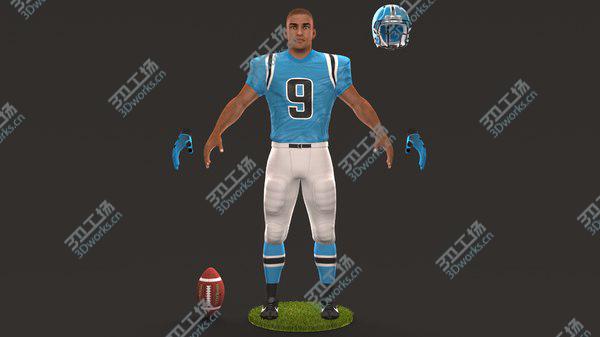 images/goods_img/20210312/3D American Football Player 2020 V4/3.jpg